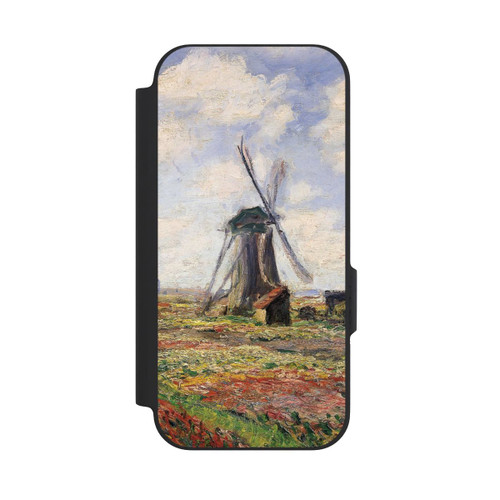 Google Pixel 9a NIVOflip Tulpenfelder mit der Rijnsburger Windmühle von Claude Monet