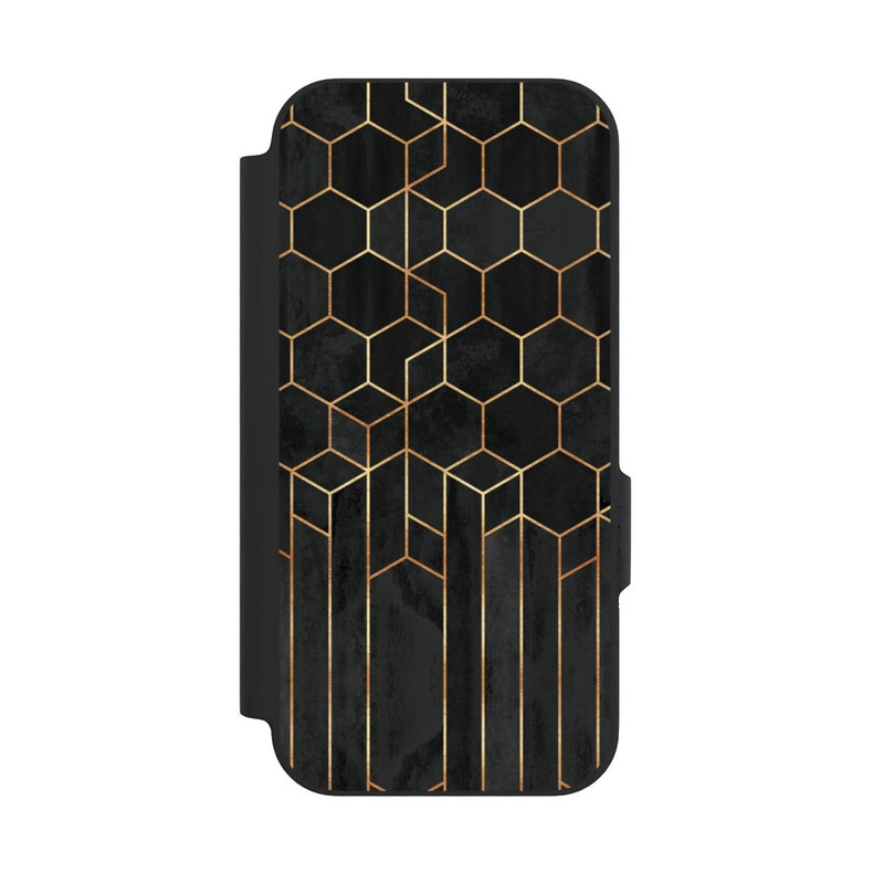 Pixel 9a NIVOflip Black Hexagons