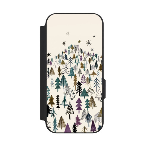 Google Pixel 9a NIVOflip Bergbäume Wald Lila