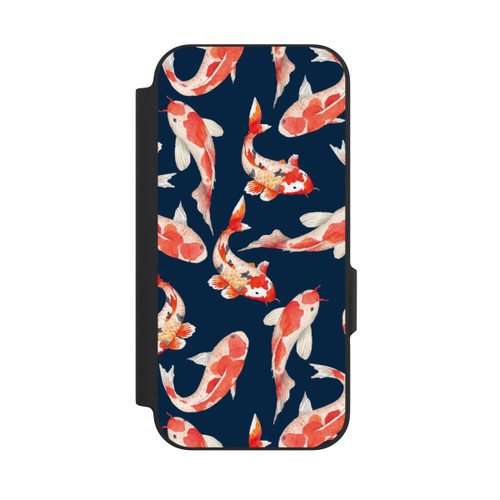 Google Pixel 9a NIVOflip Koi auf blauem Hintergrund