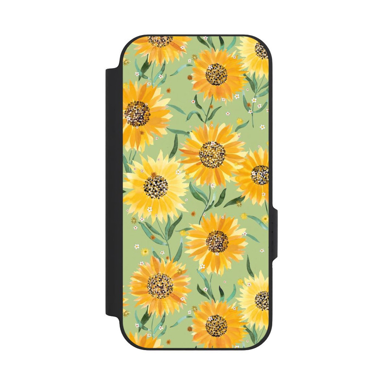 Pixel 9a NIVOflip Sonnenblumen grün