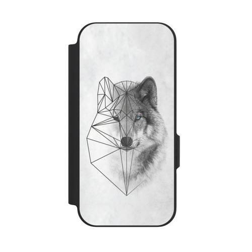 Google Pixel 9a NIVOflip Polygonaler Wolf