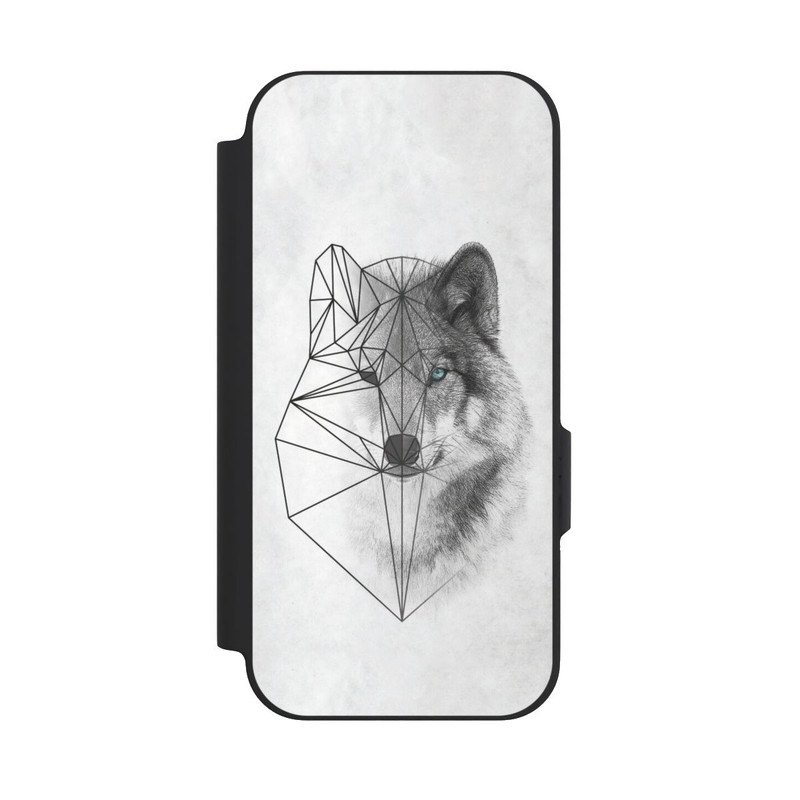 Pixel 9a NIVOflip Polygonaler Wolf