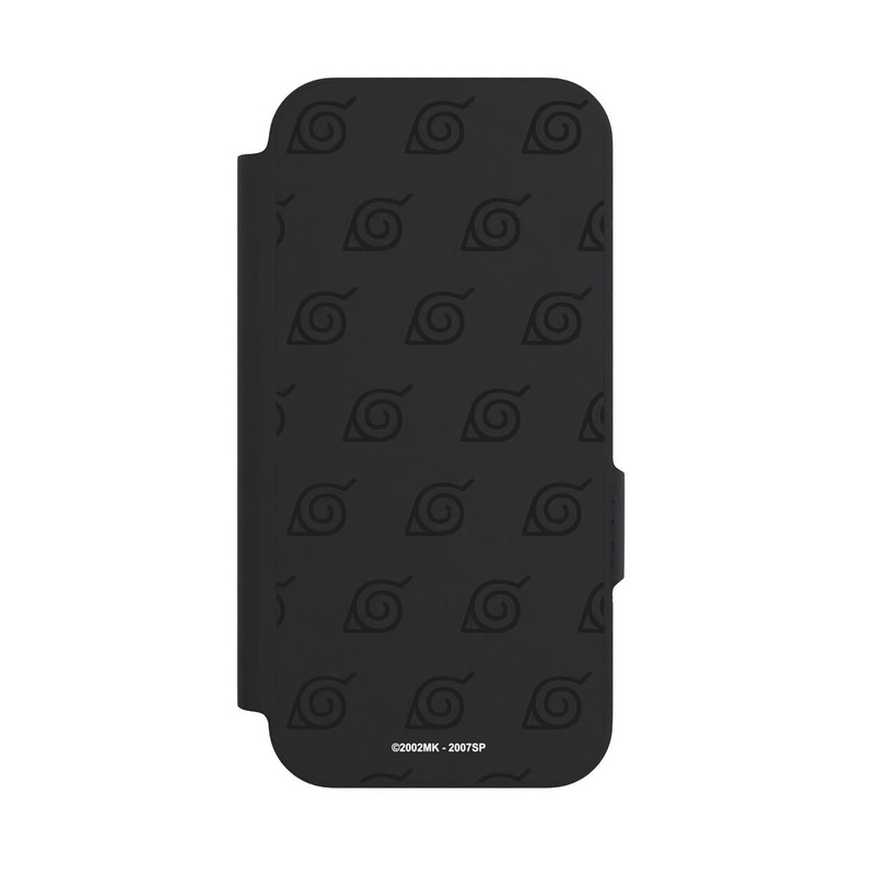 Pixel 9a NIVOflip Black Konoha Pattern Transparant