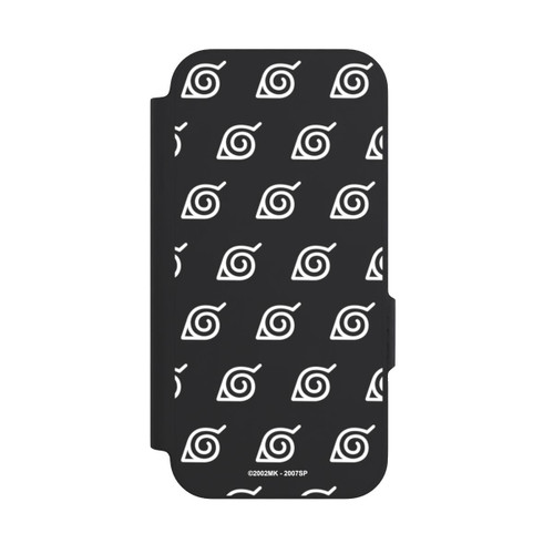 Google Pixel 9a NIVOflip Weißes Konoha-Muster Transparent