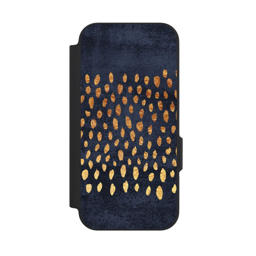 Google Pixel 9a NIVOflip Muster Gold und Marine