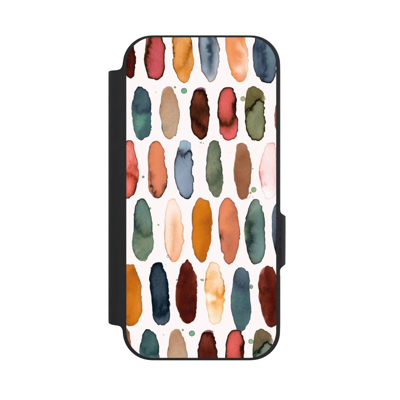 Pixel 9a NIVOflip Aquarellstriche aus mineralischem Terrakotta