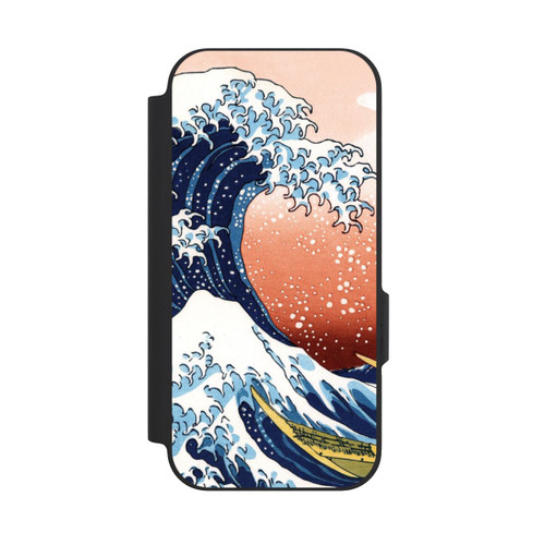 Google Pixel 9a NIVOflip La Grande Vague de Kanagawa Rouge