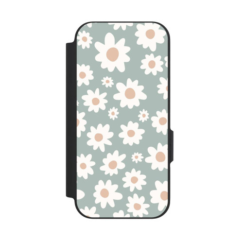 Google Pixel 9a NIVOflip Daisy Flower Seamless Pattern Green