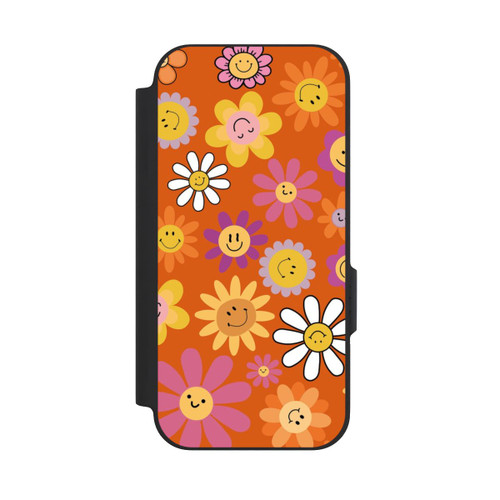 Google Pixel 9a NIVOflip Smiles Orange Flowers