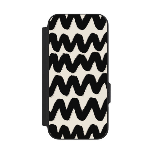 Google Pixel 9a NIVOflip Vagues Noires Pattern