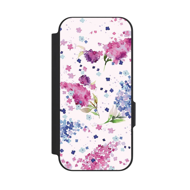 Pixel 9a NIVOflip Hortensias Floraux Lilas Rose