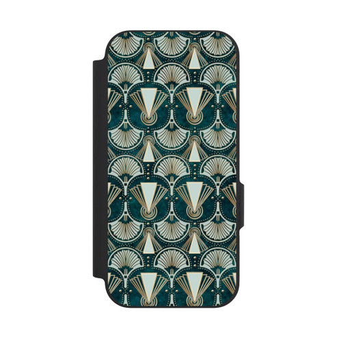 Google Pixel 9a NIVOflip Art Deco Green Pattern