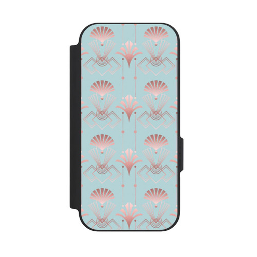 Google Pixel 9a NIVOflip Art Deco Rose Gold Elegance Blue