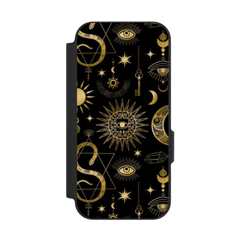 Google Pixel 9a NIVOflip Himmlische Sonne und Mond Steampunk