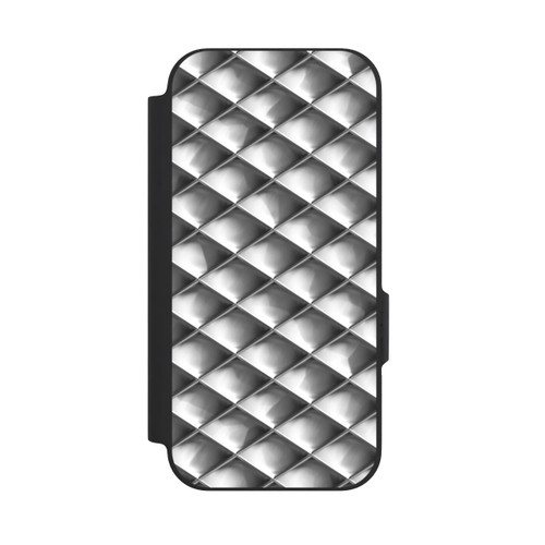 Google Pixel 9a NIVOflip Glamour Silver Squares