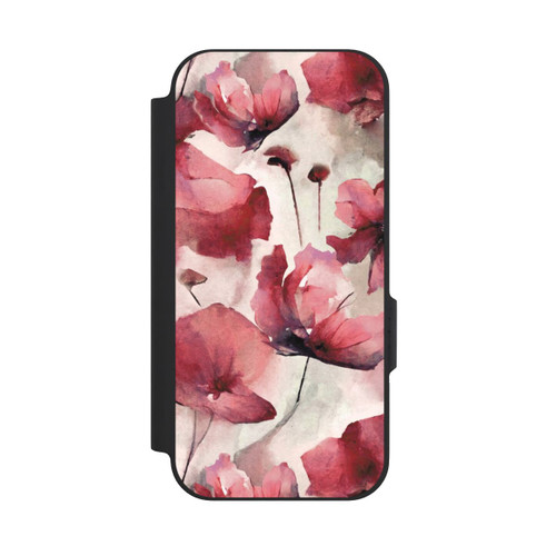 Google Pixel 9a NIVOflip Wilde Mohnblumen