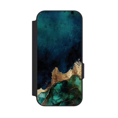 Google Pixel 9a NIVOflip Petrolblau mit Gold