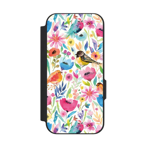 Google Pixel 9a NIVOflip Wunderliche Vögel und Blumen