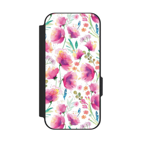 Google Pixel 9a NIVOflip Abstrakte Mohnblumen aquarell