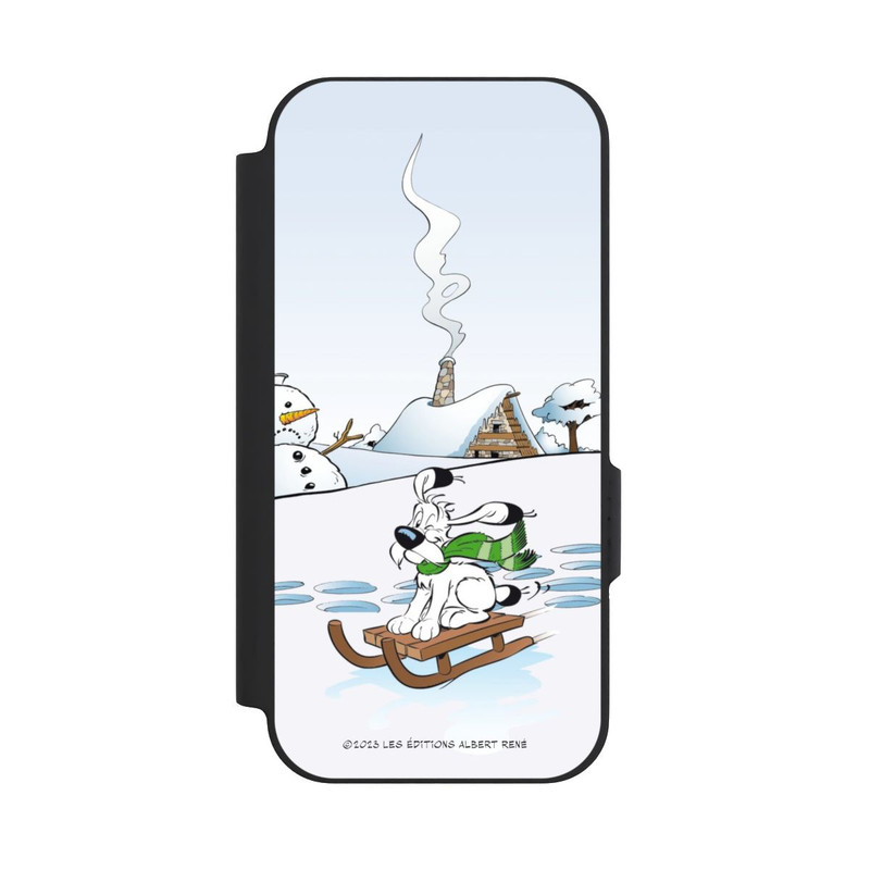 Pixel 9a NIVOflip Idéfix fait du traîneau