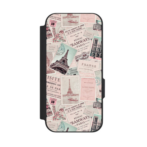 Google Pixel 9a NIVOflip Vintage Paris Postcards Pattern