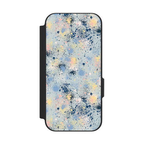 Google Pixel 9a NIVOflip Tintentropfen Staub Textur Blau
