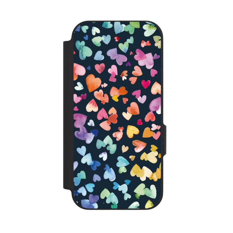 Pixel 9a NIVOflip Valentinstag Herzen Schwarz