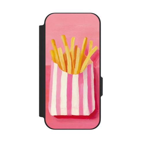 Google Pixel 9a NIVOflip Retro Fries Pink Watercolor