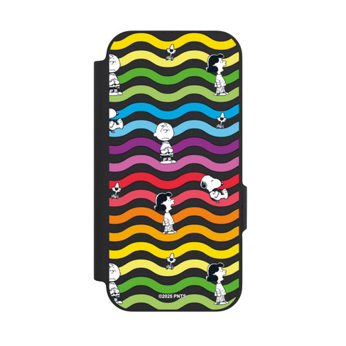Google Pixel 9a NIVOflip Snoopy Pattern Rainbow Transparent