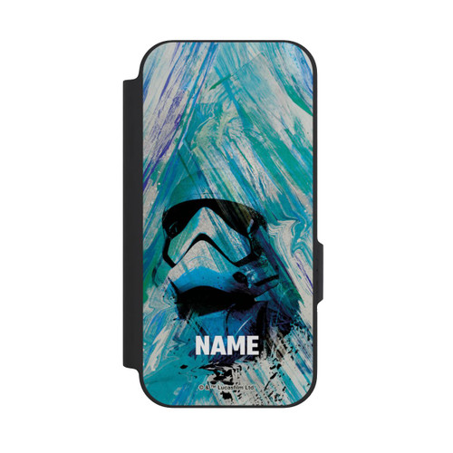 Google Pixel 9a NIVOflip Stormtrooper Watercolor Personalisierbar