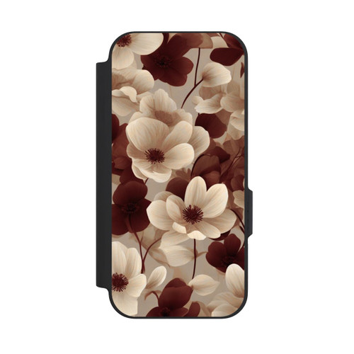 Google Pixel 9a NIVOflip Naturfarbenes Blumenmuster mit KI
