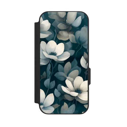 Google Pixel 9a NIVOflip Negative Flower Petrol White with AI