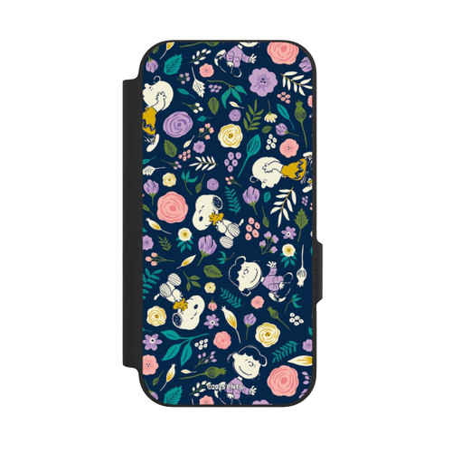 Google Pixel 9a NIVOflip Peanuts Dark Flower Pattern