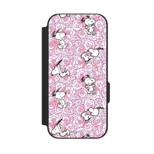 Google Pixel 9a NIVOflip Peanuts Pink Roses Pattern