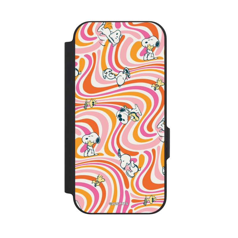 Pixel 9a NIVOflip Peanuts Hippie Pattern Orange