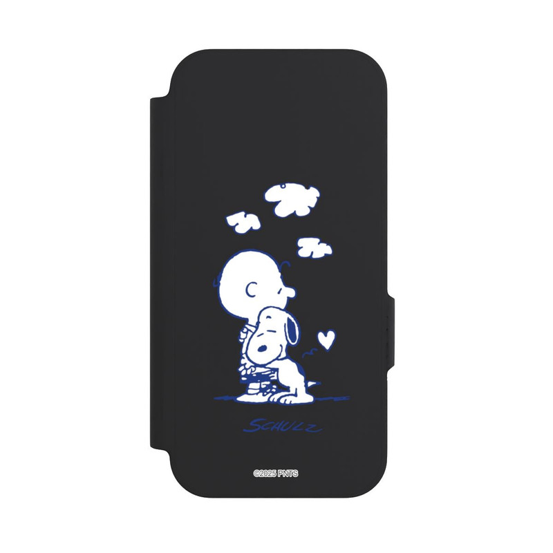 Pixel 9a NIVOflip Peanuts Charlie Brown Snoopy Hug Transparent