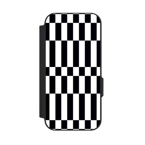 Google Pixel 9a NIVOflip Checked Abstract Bold Black and White Color Block
