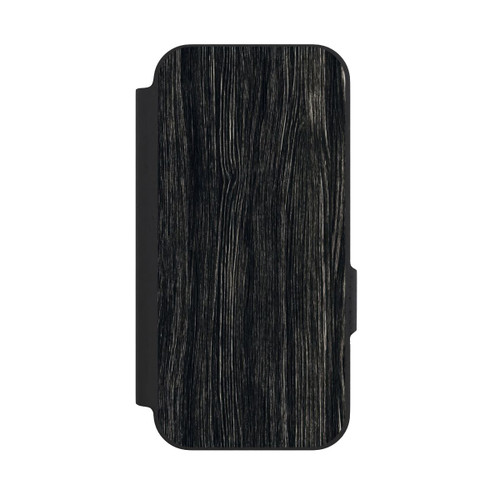 Google Pixel 9a NIVOflip Dunkle Holzstruktur