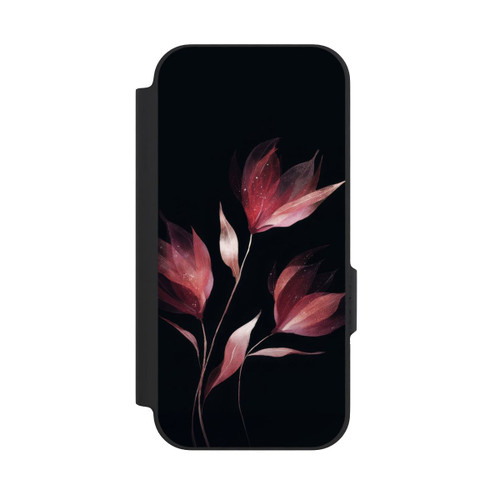 Google Pixel 9a NIVOflip Burgunderrote Blume Negativ