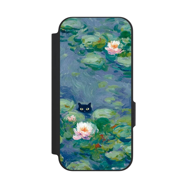 Pixel 9a NIVOflip Katze im Teich Gemälde