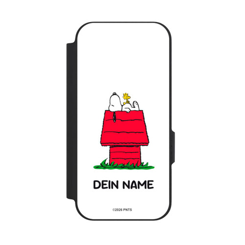 Google Pixel 9a NIVOflip Snoopy and Woodstock Classic Personalisierbar