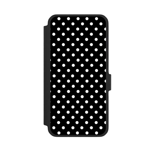 Samsung Galaxy A56 5G NIVOflip Polka Dots Schwarz und Weiß