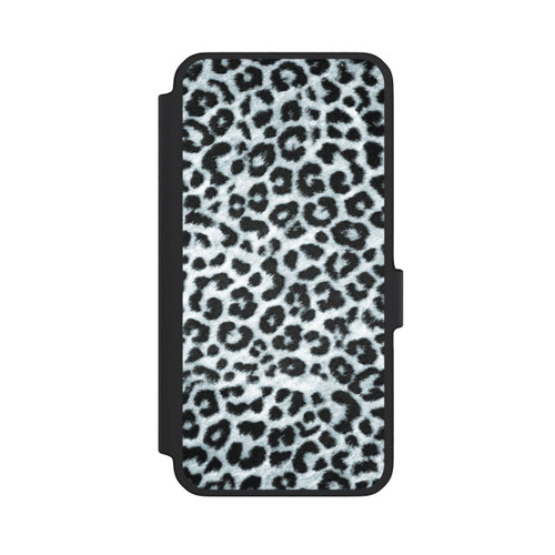 Samsung Galaxy A56 5G NIVOflip Fourrure de Léopard Grise