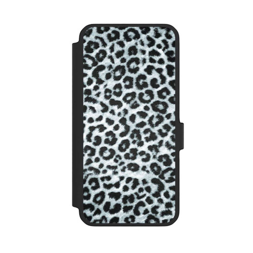 Samsung Galaxy A56 5G NIVOflip Fourrure de Léopard Grise
