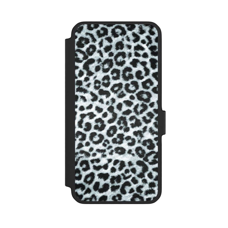 Galaxy A56 5G NIVOflip Fourrure de Léopard Grise