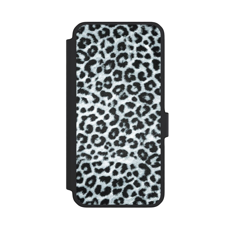 Galaxy A56 5G NIVOflip Fourrure de Léopard Grise