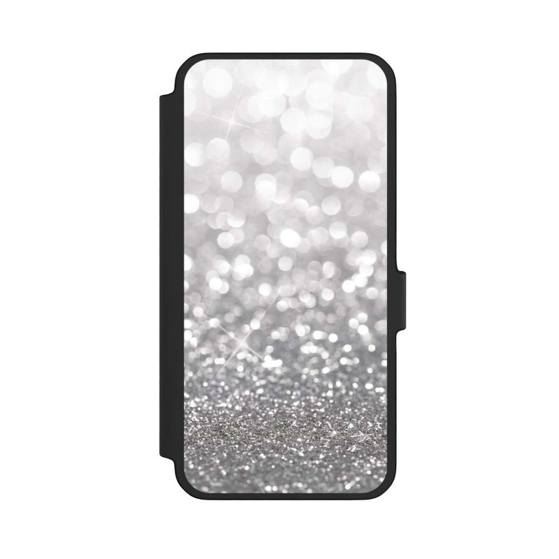 Galaxy A56 5G NIVOflip Pluie de Paillettes Argentées Look