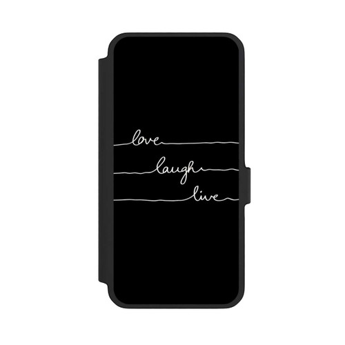 Samsung Galaxy A56 5G NIVOflip Love Laugh Live blanc/noir