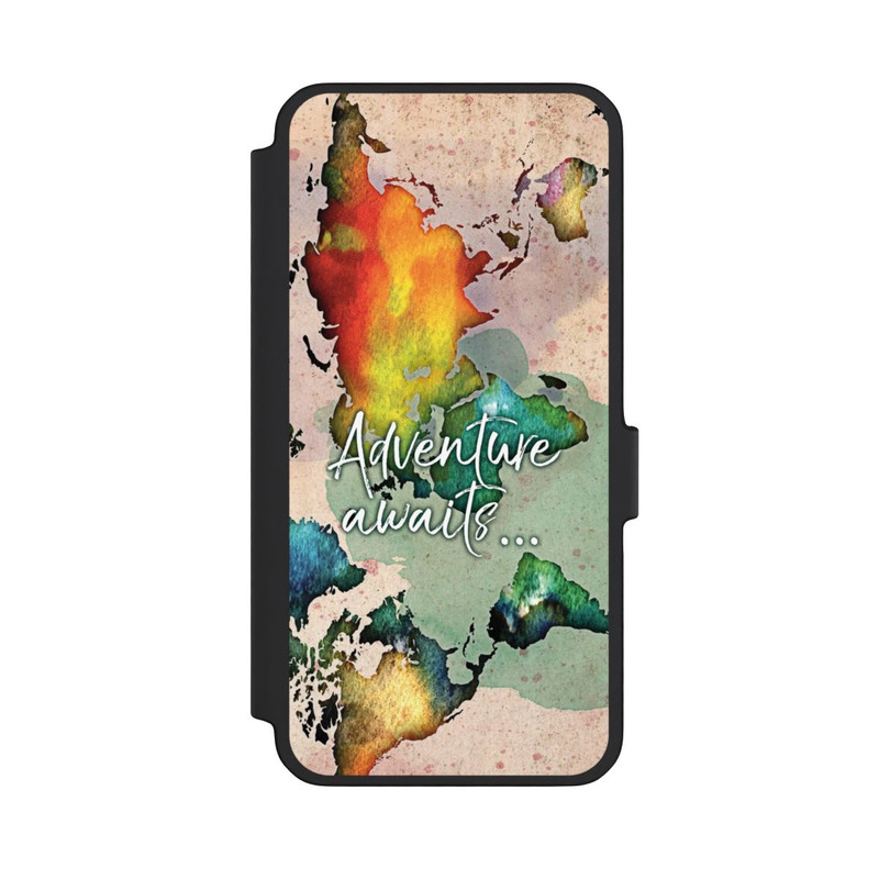 Galaxy A56 5G NIVOflip Carte du Monde en Couleurs